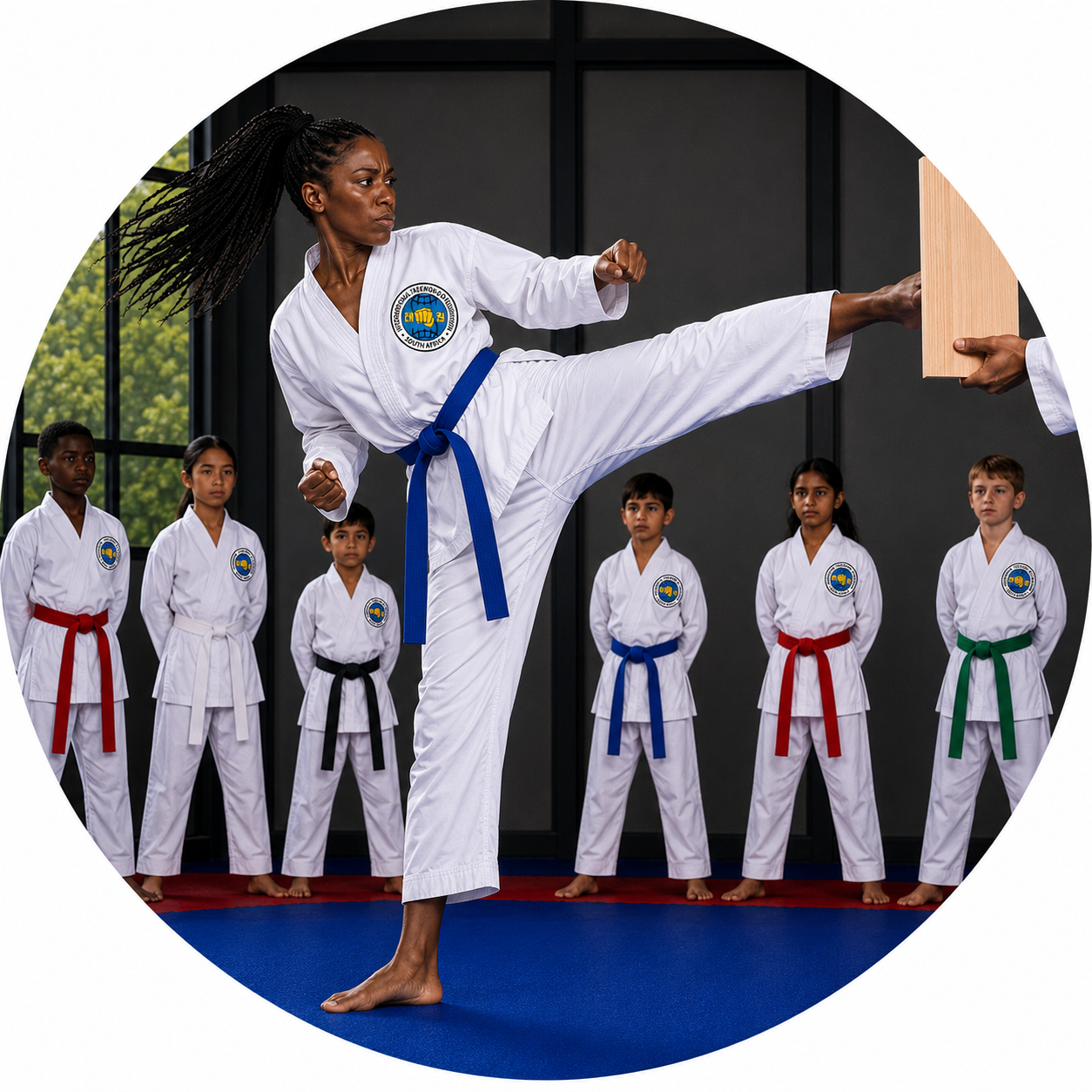 Blue Belt Side Piercing Kick Board Break | Bongae Taekwon-Do